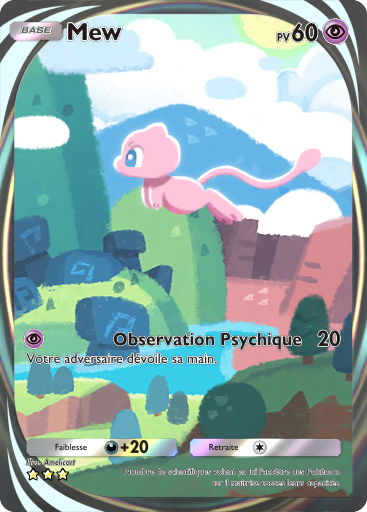Carte Pokémon TCG Pocket Puissance Génétique Mew