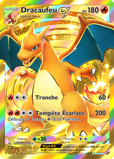 Carte Pokémon TCG Pocket Puissance Génétique Dracaufeu-ex