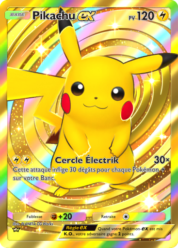 Carte Pokémon TCG Pocket Puissance Génétique Pikachu-ex