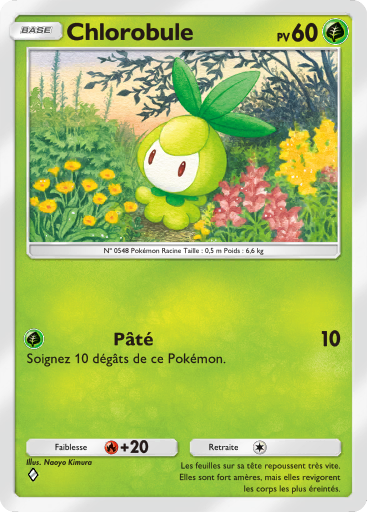 Carte Pokémon TCG Pocket Puissance Génétique Chlorobule