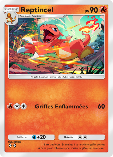 Carte Pokémon TCG Pocket Puissance Génétique Reptincel