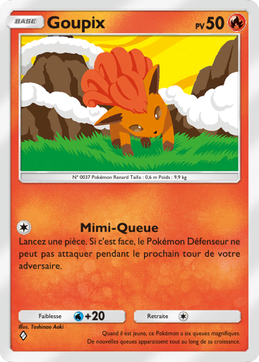 Carte Pokémon TCG Pocket Puissance Génétique Goupix