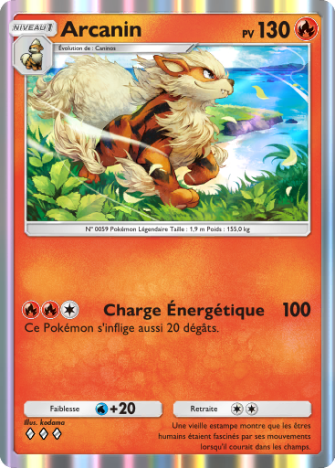 Carte Pokémon TCG Pocket Puissance Génétique Arcanin