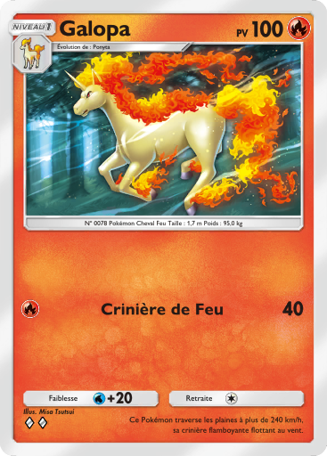 Carte Pokémon TCG Pocket Puissance Génétique Galopa