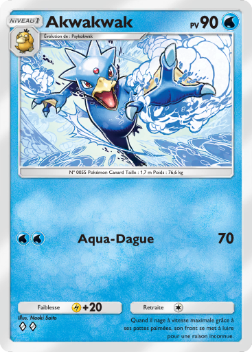 Carte Pokémon TCG Pocket Puissance Génétique Akwakwak