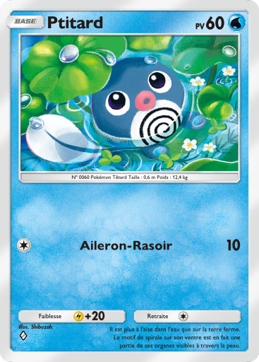 Carte Pokémon TCG Pocket Puissance Génétique Ptitard