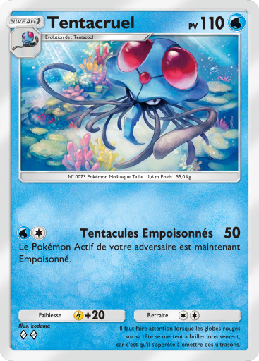 Carte Pokémon TCG Pocket Puissance Génétique Tentacruel