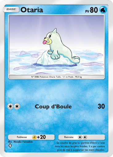 Carte Pokémon TCG Pocket Puissance Génétique Otaria