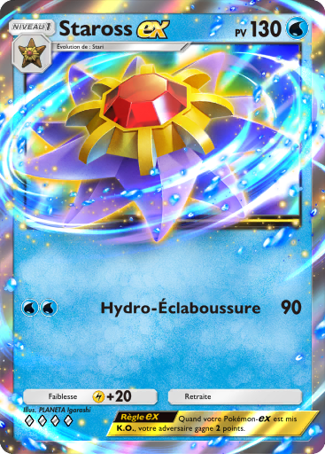 Carte Pokémon TCG Pocket Puissance Génétique Staross-ex