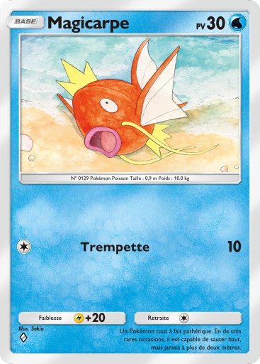 Carte Pokémon TCG Pocket Puissance Génétique Magikarp