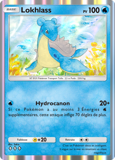 Carte Pokémon TCG Pocket Puissance Génétique Lokhlass