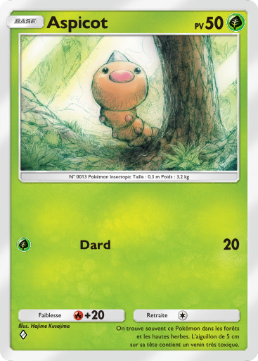Carte Pokémon TCG Pocket Puissance Génétique Aspicot