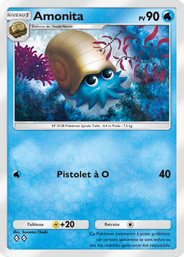Carte Pokémon TCG Pocket Puissance Génétique Amonita