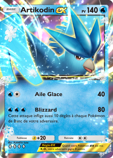 Carte Pokémon TCG Pocket Puissance Génétique Artikodin-ex