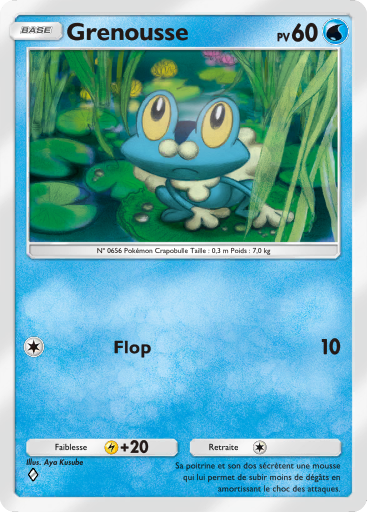Carte Pokémon TCG Pocket Puissance Génétique Grenousse