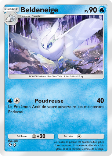 Carte Pokémon TCG Pocket Puissance Génétique Beldeneige