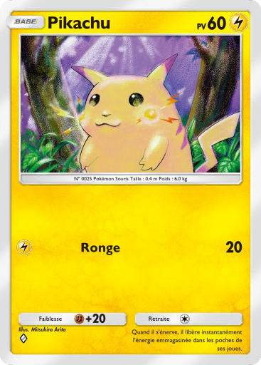 Carte Pokémon TCG Pocket Puissance Génétique Pikachu