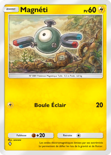 Carte Pokémon TCG Pocket Puissance Génétique Magnemite