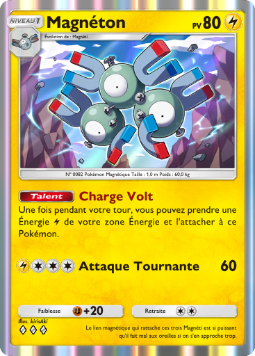 Carte Pokémon TCG Pocket Puissance Génétique Magnéton