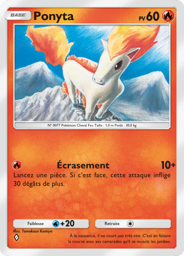 Carte Pokémon TCG Pocket L'Île Fabuleuse Ponyta