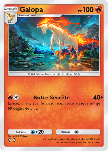 Carte Pokémon TCG Pocket L'Île Fabuleuse Galopa