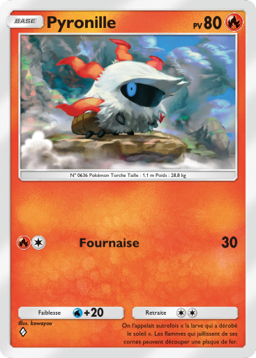 Carte Pokémon TCG Pocket L'Île Fabuleuse Pyronille