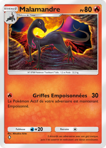 Carte Pokémon TCG Pocket L'Île Fabuleuse Malamandre