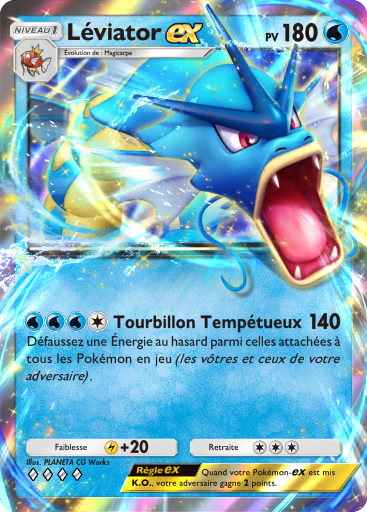 Carte Pokémon TCG Pocket L'Île Fabuleuse Léviator-ex