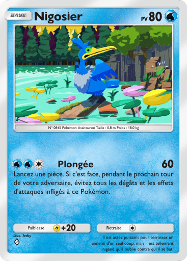 Carte Pokémon TCG Pocket L'Île Fabuleuse Nigosier