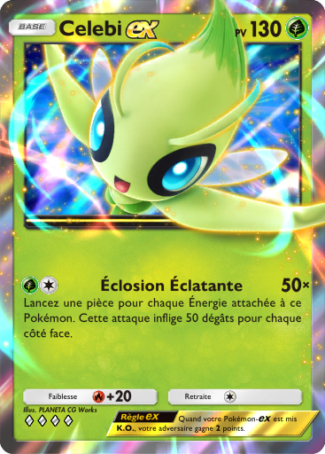 Carte Pokémon TCG Pocket L'Île Fabuleuse Celebi-ex