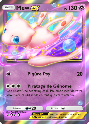 Carte Pokémon TCG Pocket L'Île Fabuleuse Mew-ex