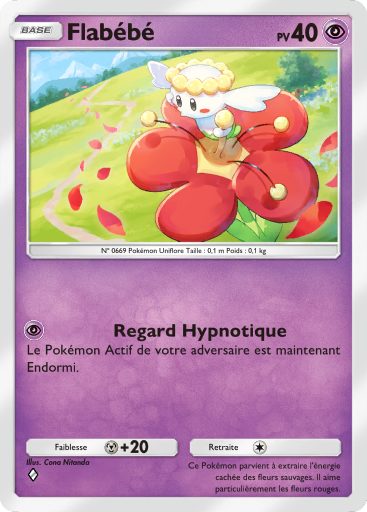 Carte Pokémon TCG Pocket L'Île Fabuleuse Flabébé