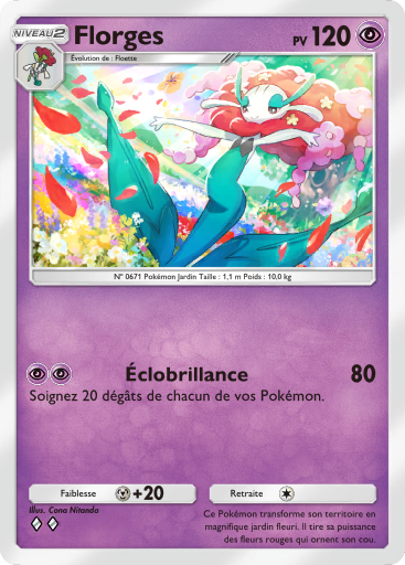 Carte Pokémon TCG Pocket L'Île Fabuleuse Florges