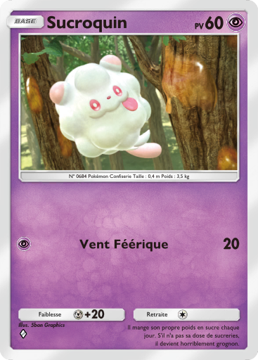 Carte Pokémon TCG Pocket L'Île Fabuleuse Sucroquin