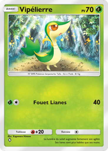 Carte Pokémon TCG Pocket L'Île Fabuleuse Vipélierre