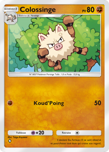 Carte Pokémon TCG Pocket L'Île Fabuleuse Colossinge