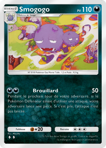Carte Pokémon TCG Pocket L'Île Fabuleuse Smogogo