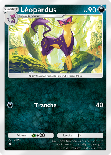 Carte Pokémon TCG Pocket L'Île Fabuleuse Léopardus