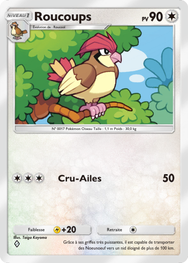 Carte Pokémon TCG Pocket L'Île Fabuleuse Roucoups