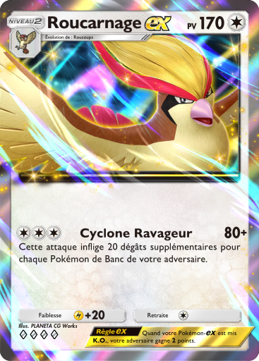 Carte Pokémon TCG Pocket L'Île Fabuleuse Roucarnage-ex