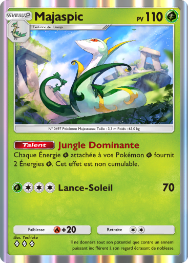 Carte Pokémon TCG Pocket L'Île Fabuleuse Majaspic