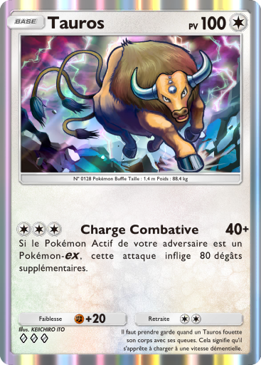 Carte Pokémon TCG Pocket L'Île Fabuleuse Tauros
