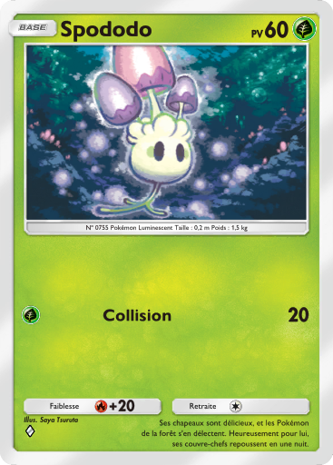 Carte Pokémon TCG Pocket L'Île Fabuleuse Spododo
