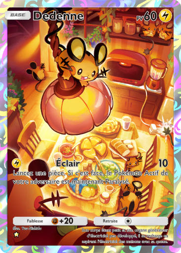 Carte Pokémon TCG Pocket L'Île Fabuleuse Dedenne
