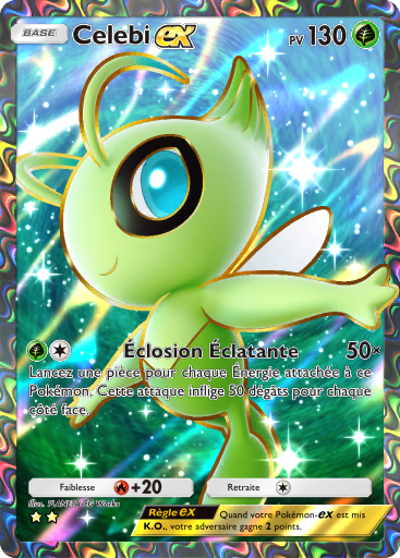 Carte Pokémon TCG Pocket L'Île Fabuleuse Celebi ex