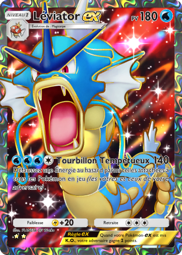 Carte Pokémon TCG Pocket L'Île Fabuleuse Léviator-ex
