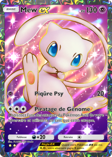 Carte Pokémon TCG Pocket L'Île Fabuleuse Mew-ex