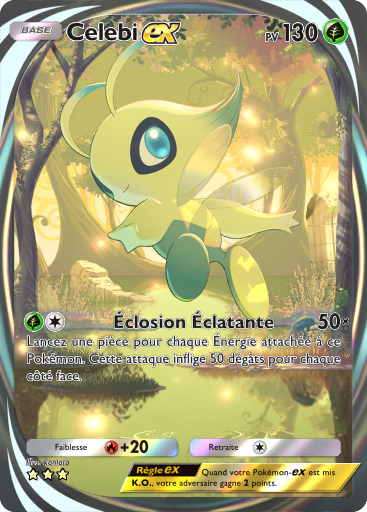 Carte Pokémon TCG Pocket L'Île Fabuleuse Celebi-ex