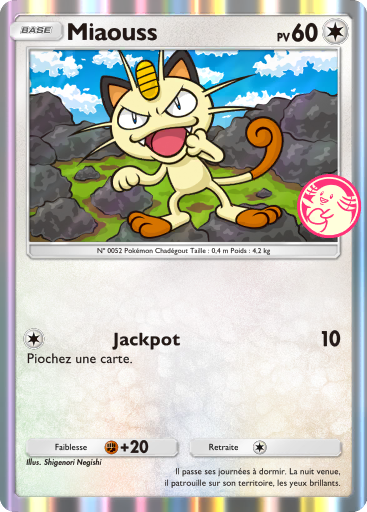 Carte Pokémon TCG Pocket Promo-A Miaouss