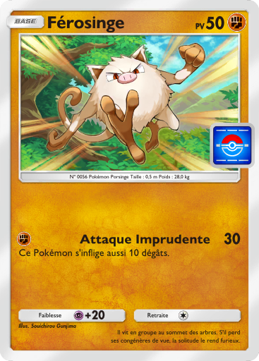Carte Pokémon TCG Pocket Promo-A Férosinge